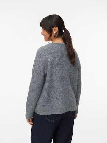Vero Moda Curve Knit cardigan 'VMCBLOSSOM' in Grey