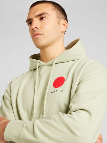 EDWIN - Sweatshirt 'Japanese Sun' em verde