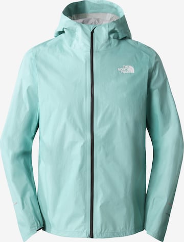 Geacă outdoor de la THE NORTH FACE pe verde: față