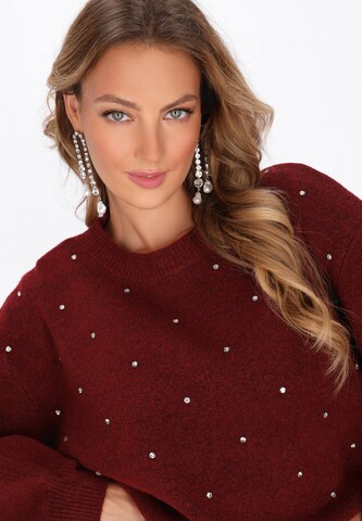 Pull-over faina en rouge