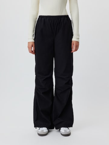 LeGer by Lena Gercke - Loosefit Pantalón 'Lia Tall' en negro: frente