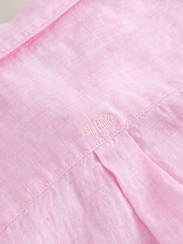 Superdry & Co Comfort Fit Hemd in Pink
