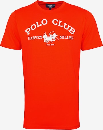 T-Shirt HARVEY MILLER en rouge : devant