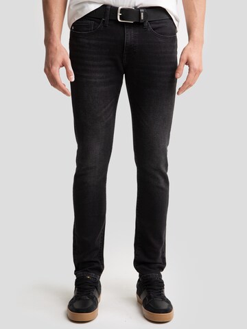 BIG STAR Slimfit Jeans 'TERRY' in Zwart: voorkant