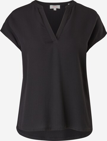 s.Oliver Shirt in Black: front