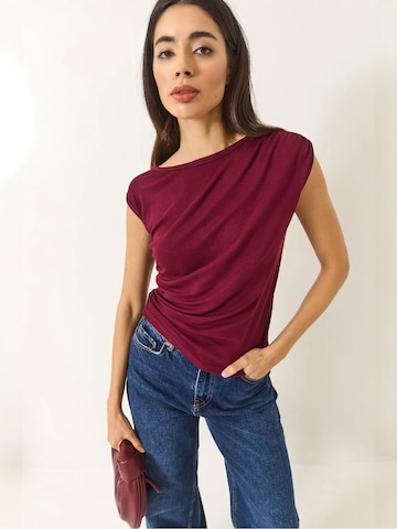 Bianco Lucci - Blusa 'Blusen' em vermelho