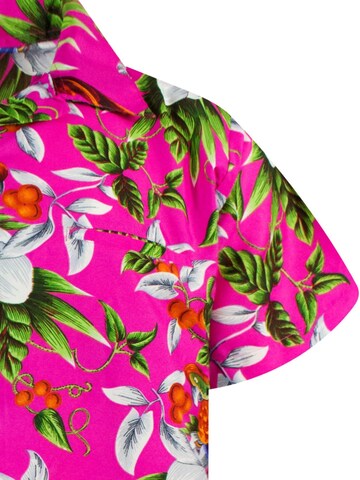 King Kameha T-shirt 'Cherryparrot' i rosa