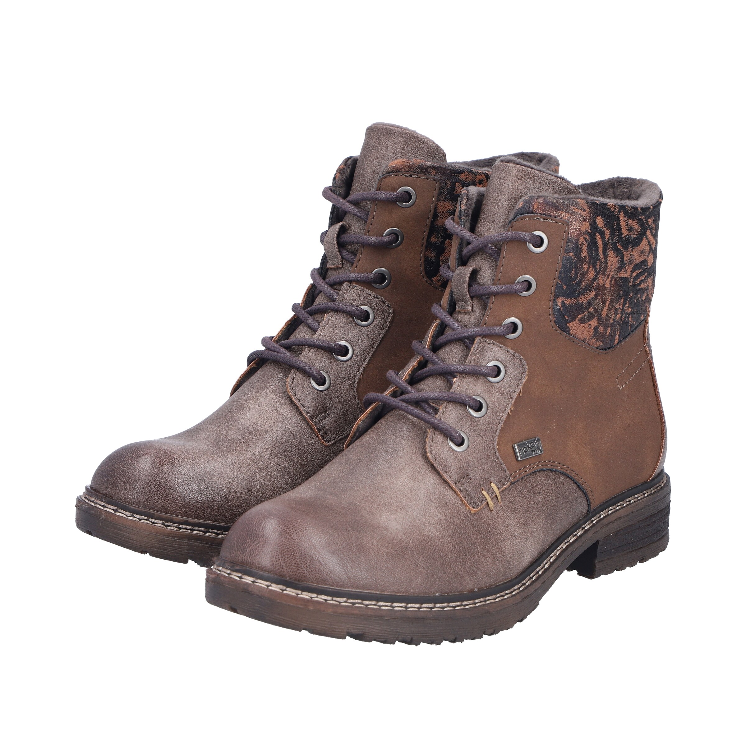 Bottes à lacets '94712' Rieker en marron