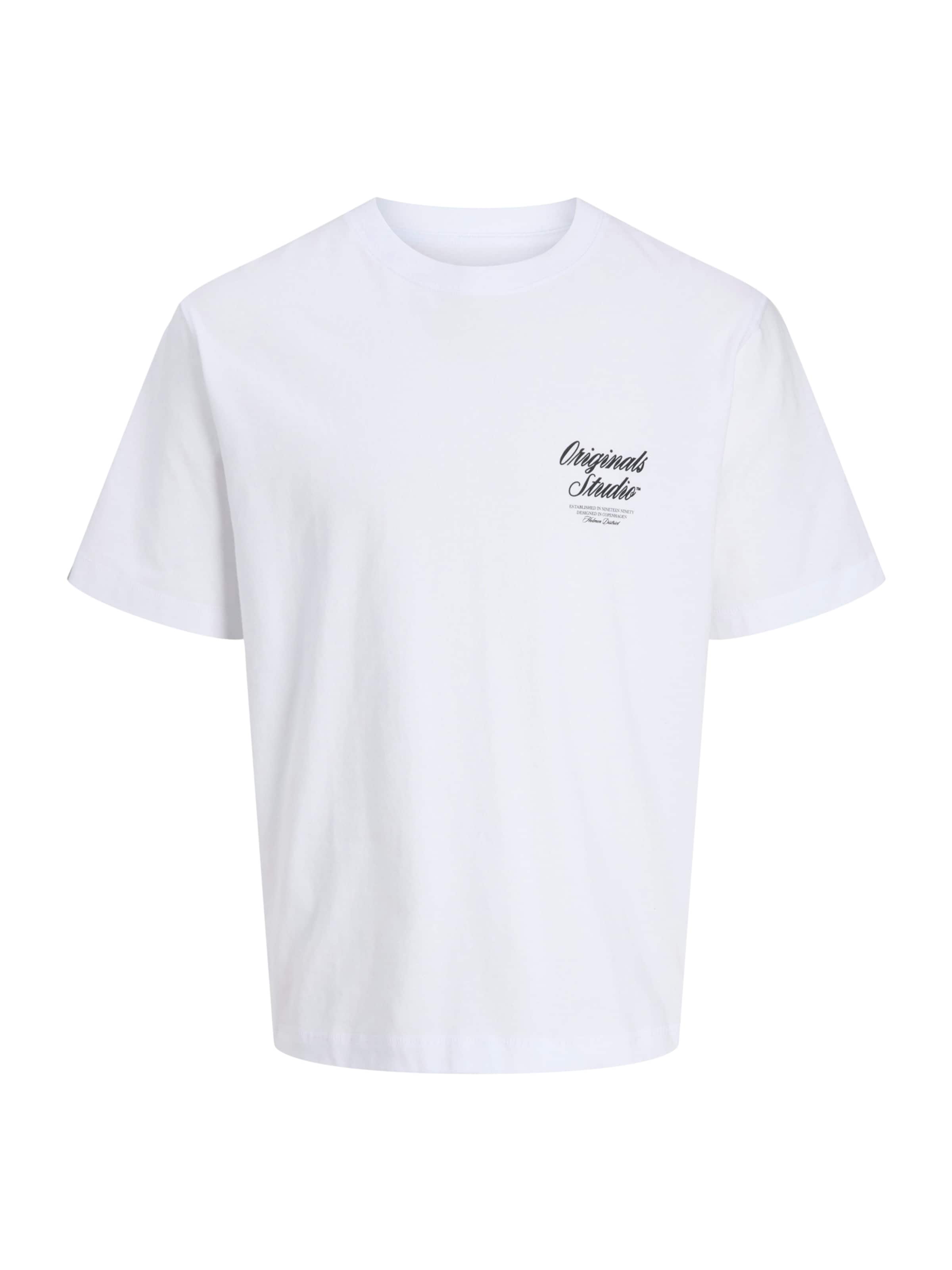 JACK & JONES Футболка 'JORNORREBRO' в Белый: спереди