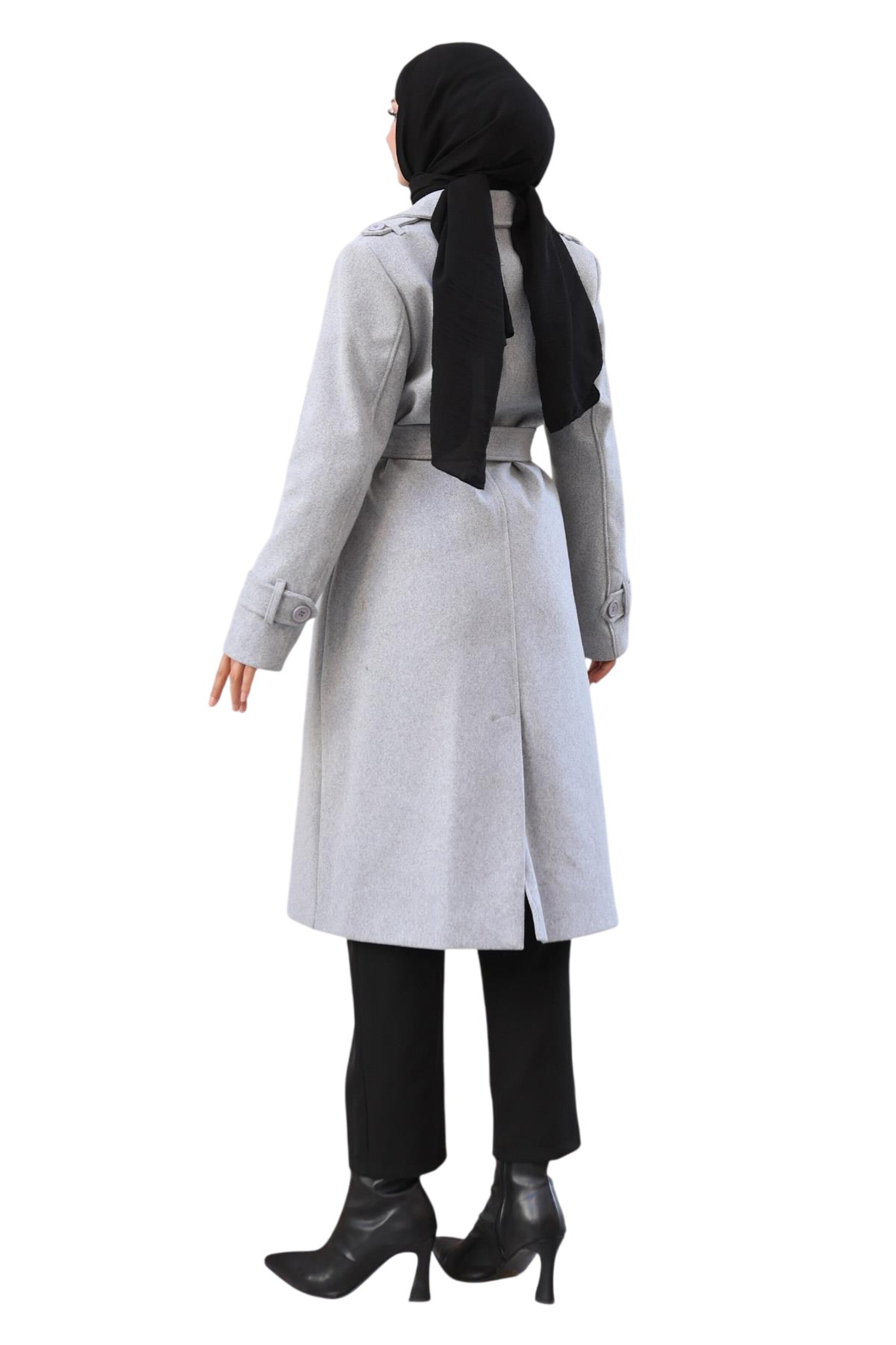 MODAMIHRAM Übergangsmantel in Grau