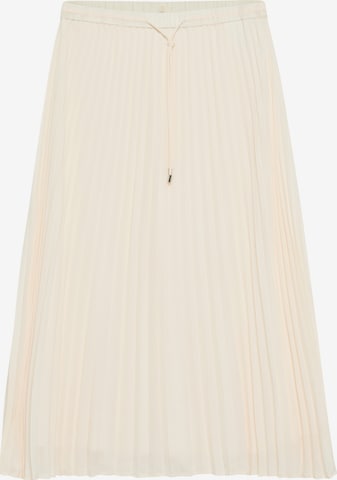 Jupe COMMA en beige : devant