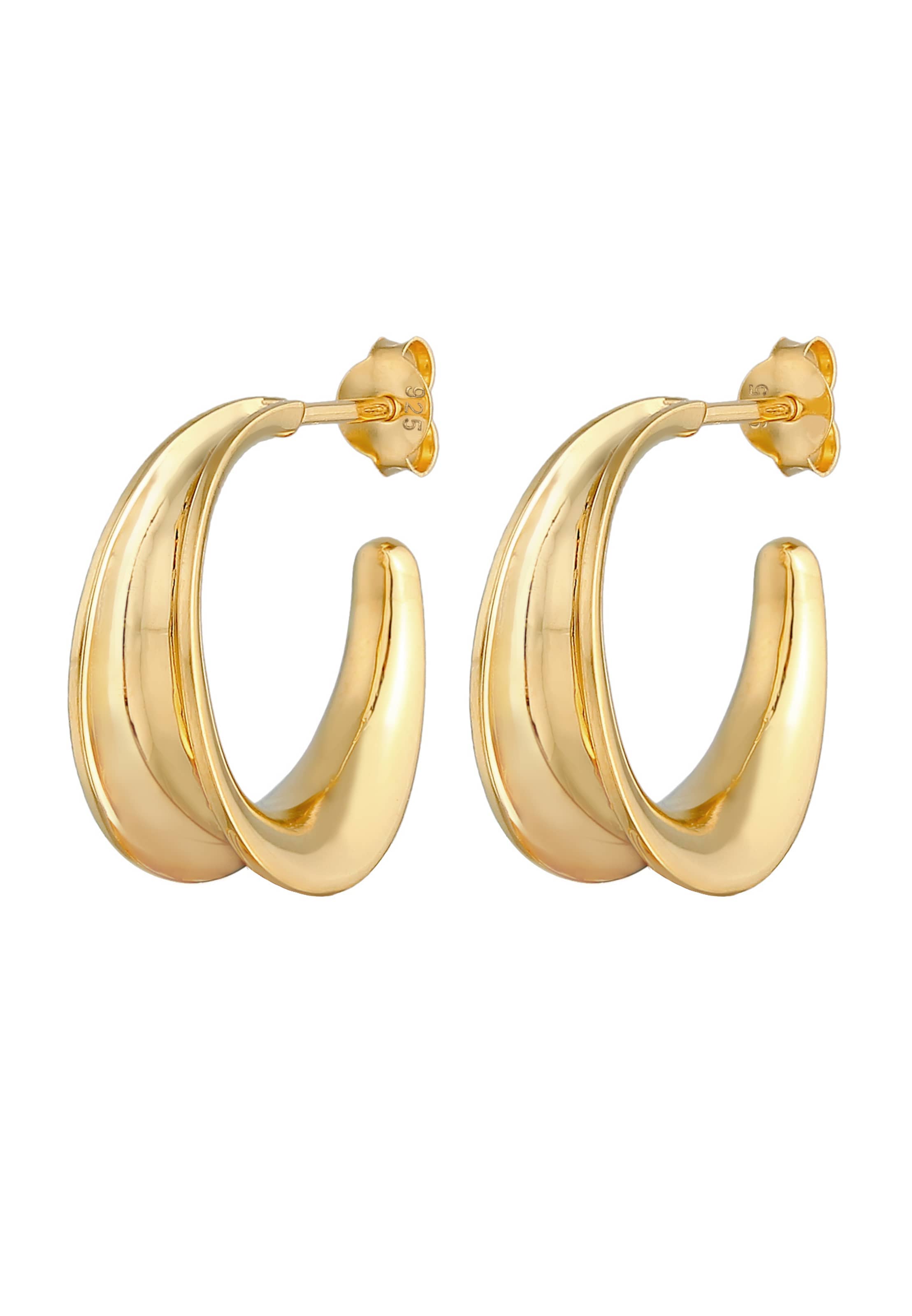 ELLI Kõrvarõngas, värv Kuld: eest vaates