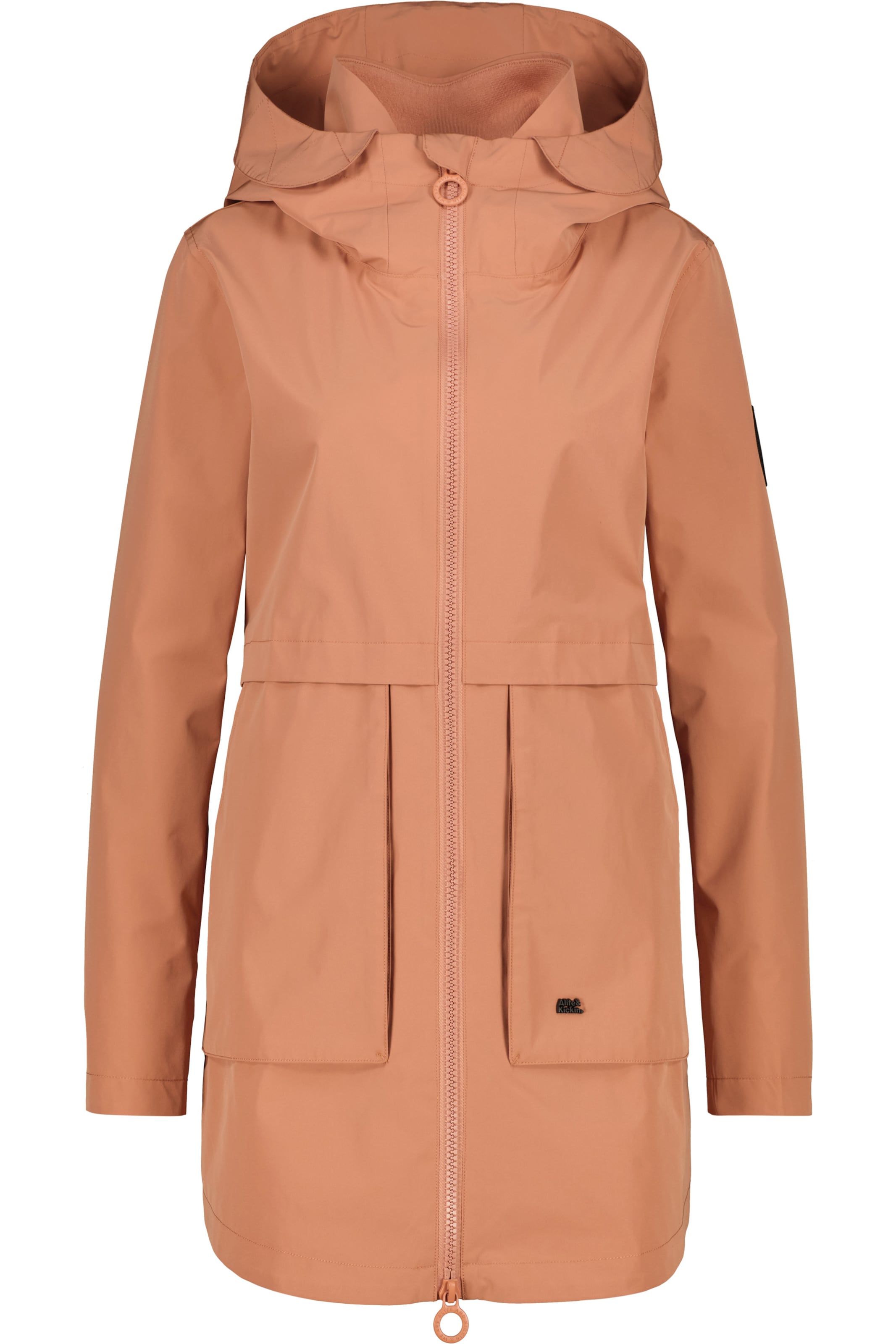 alife & kickin Välikausitakki 'NoelieAK A' värissä ruskea: etupuoli