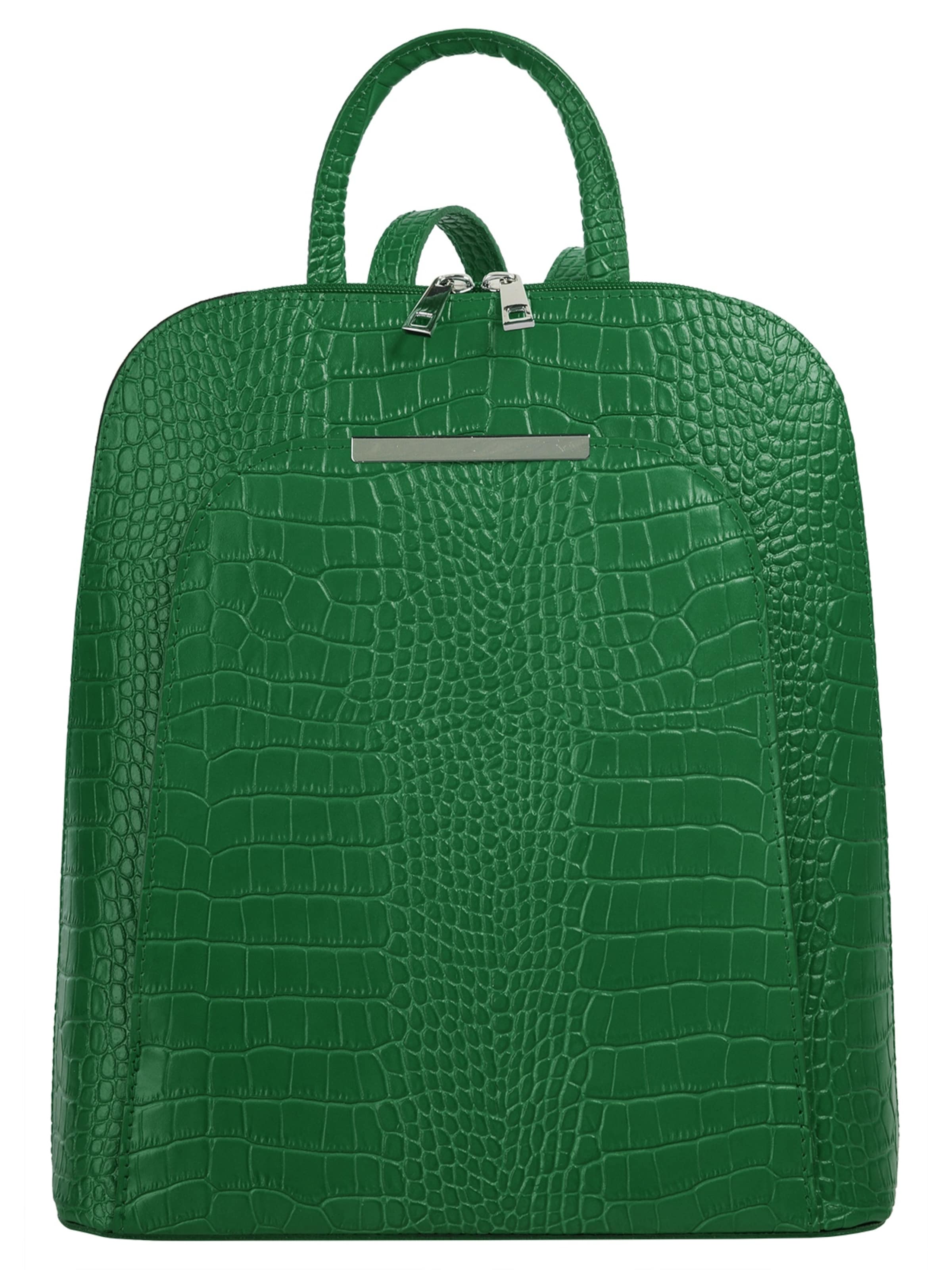 Cluty Backpack in Green: front