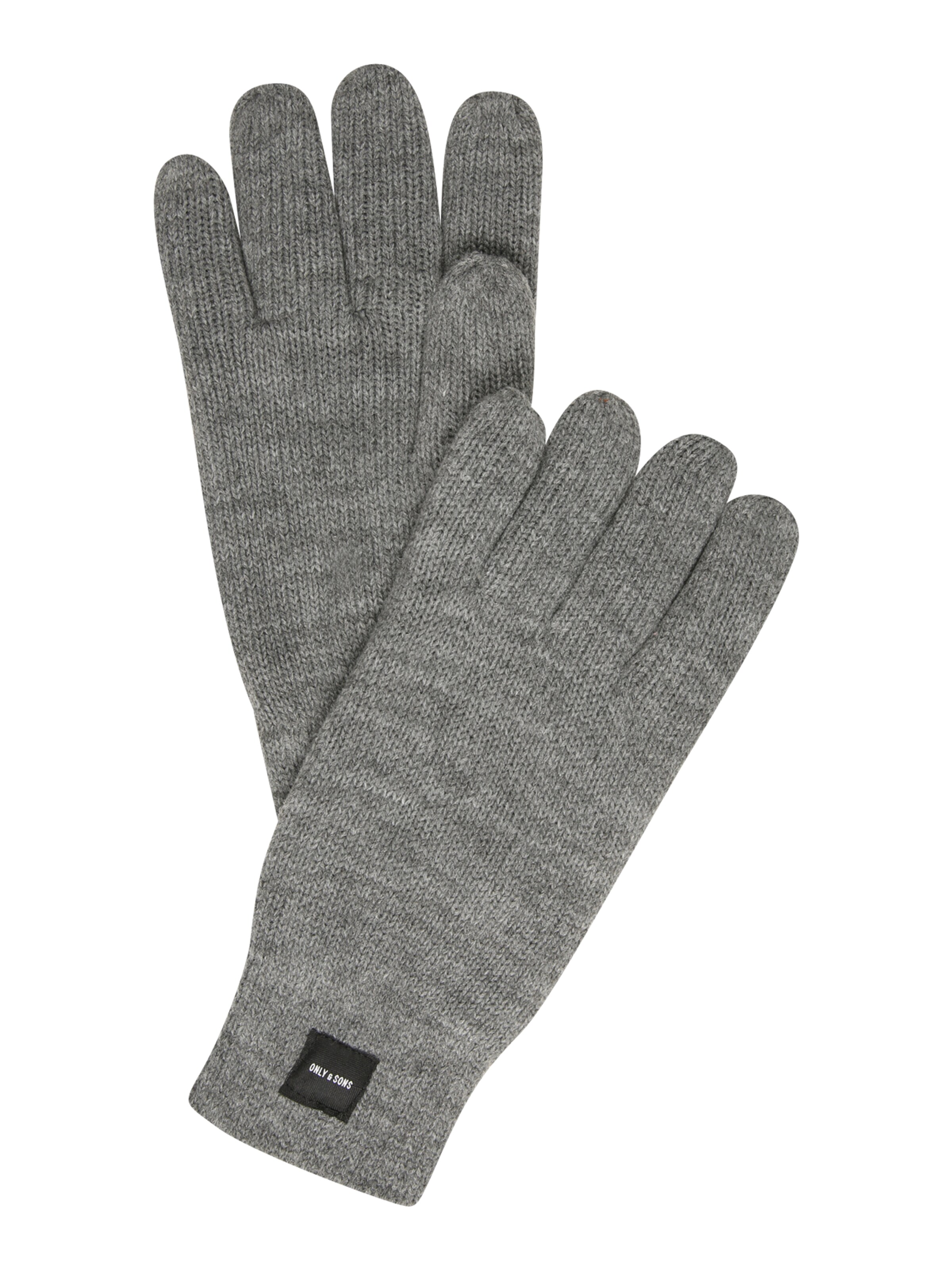 Only & Sons Handschuhe in Grau: Vorderseite