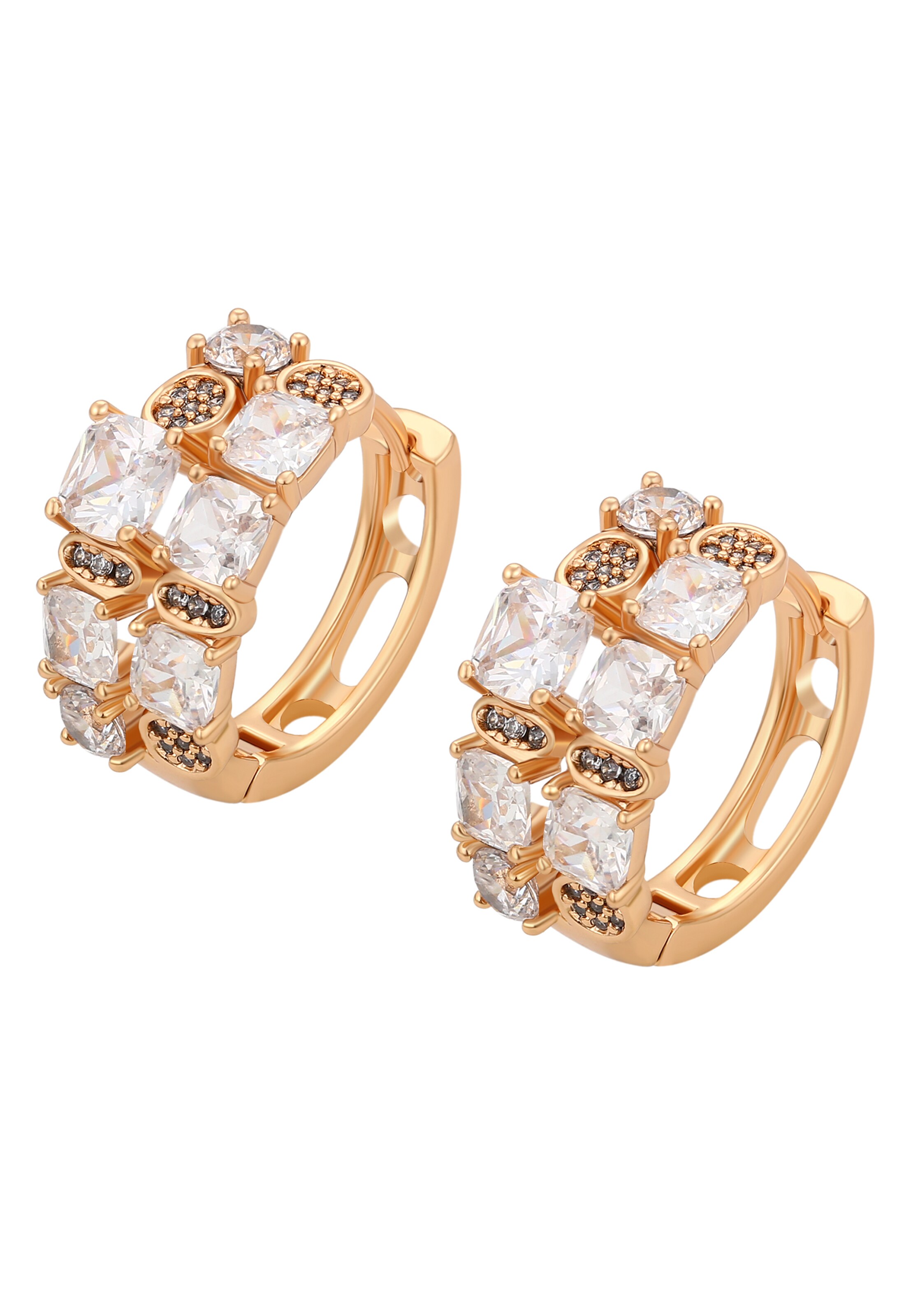 faina - Pendientes en oro: frente