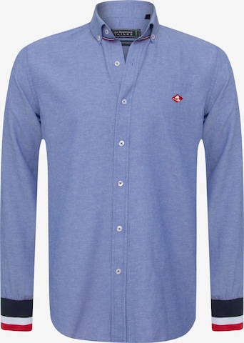 Sir Raymond Tailor Regular fit Button Up Shirt 'Tahran' in Blue: front