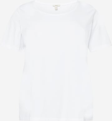 Esprit Curves Tričko – bílá: přední strana