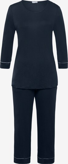 Hanro Pyjama ' Natural Comfort ' in de kleur Donkerblauw, Productweergave