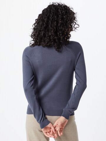 Pullover 'PCESERA HIGH NECK KNIT NOOS' di PIECES in blu