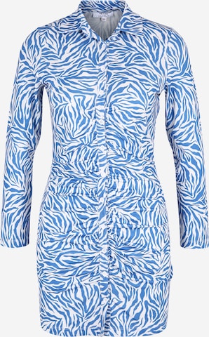 Dorothy Perkins Petite Shirt Dress in Blue: front