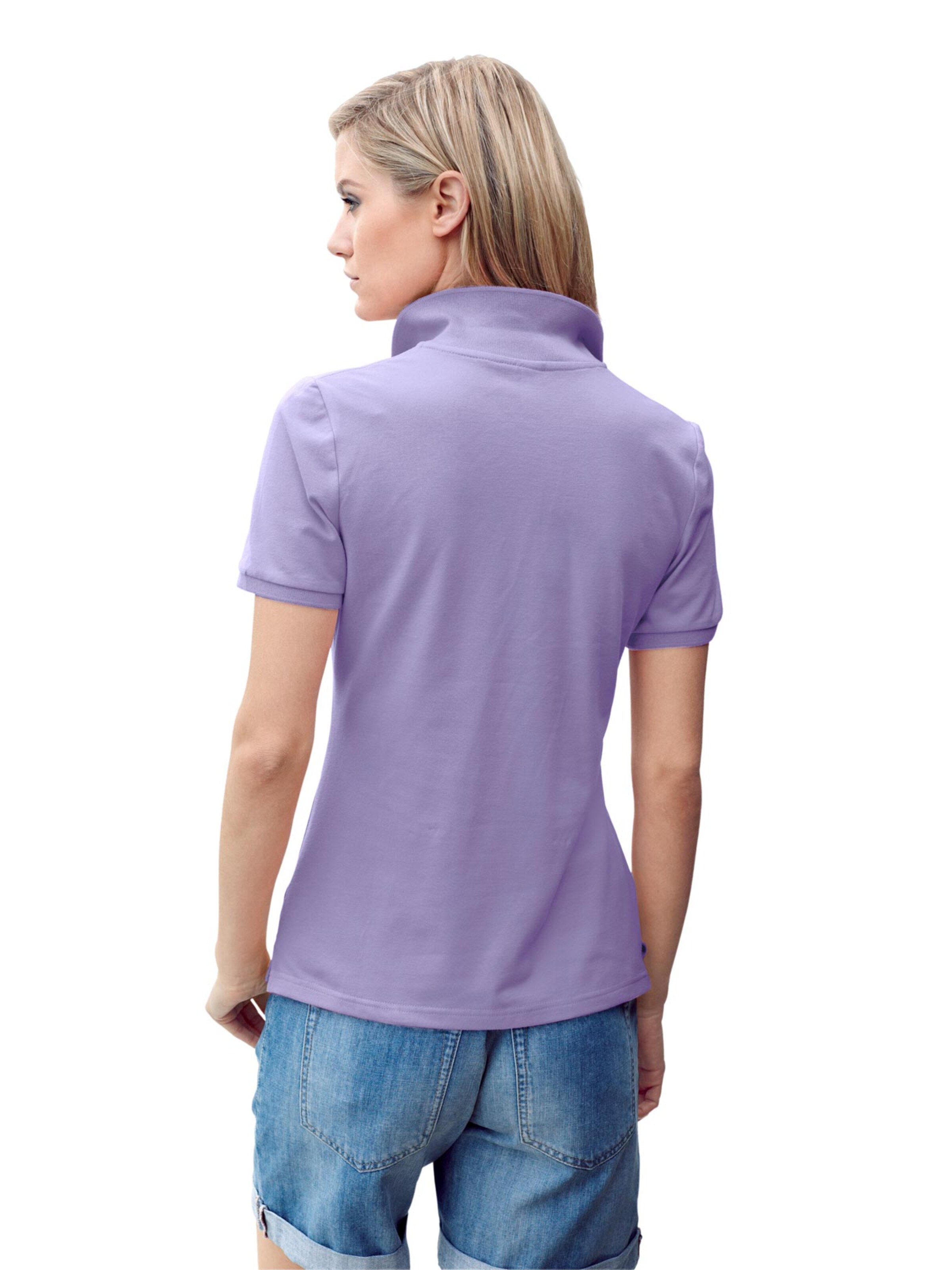 heine Poloshirt in Lila