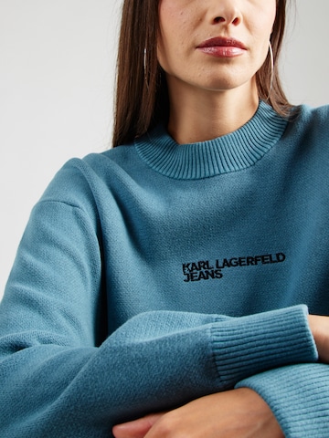 KARL LAGERFELD JEANS Pulover | modra barva