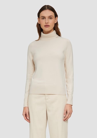 s.Oliver Pullover in Beige: Vorderseite