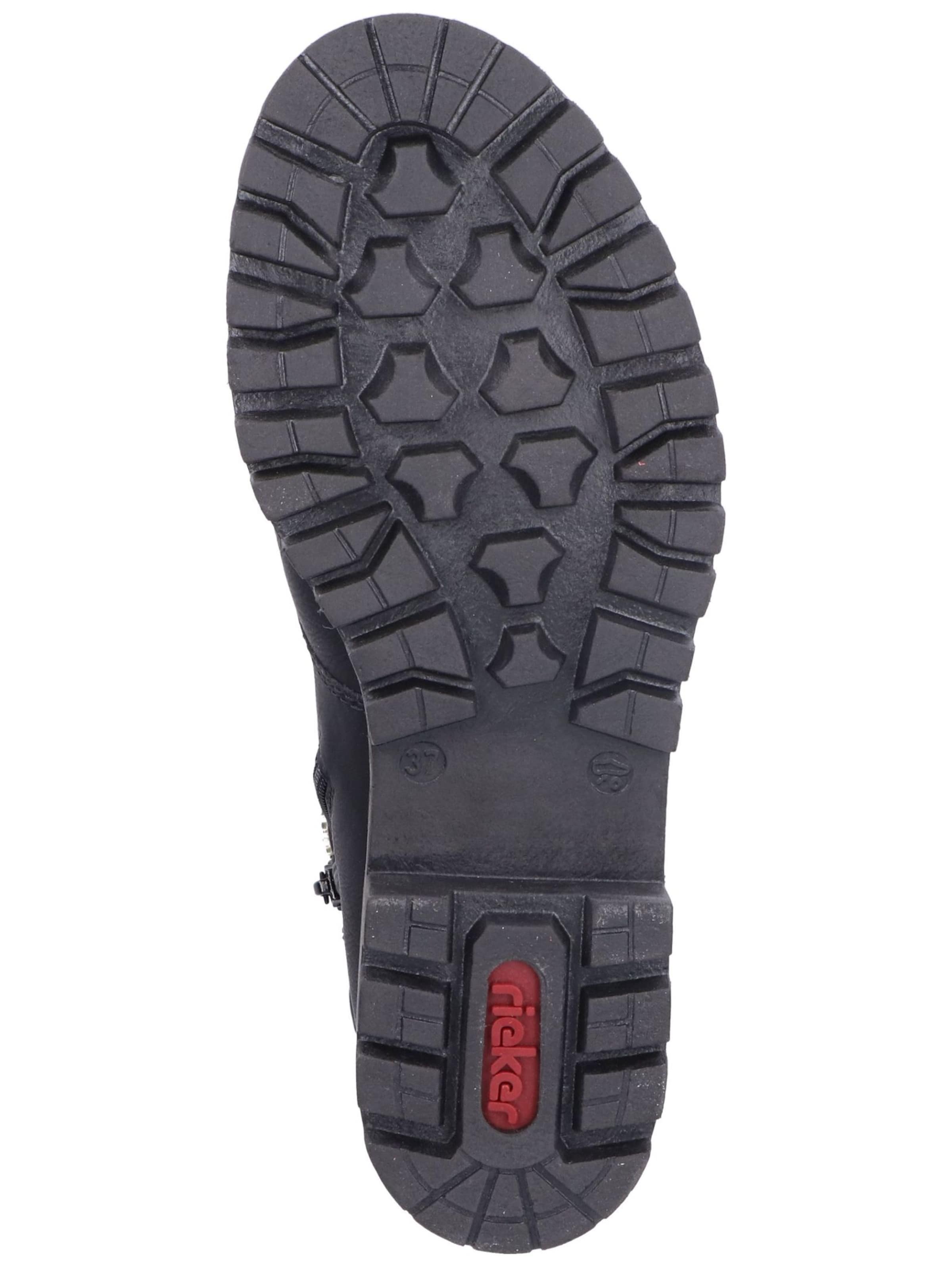 Bottines à lacets Rieker en noir