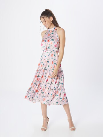 Maya Deluxe Dress in Pink: front