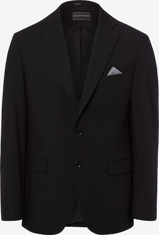 Finshley & Harding Regular Fit Sakko in Schwarz: Vorderseite
