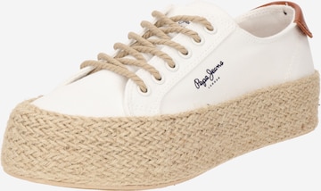 Pepe Jeans - Sapatilhas baixas 'KYLE CLASSIC' em branco: frente