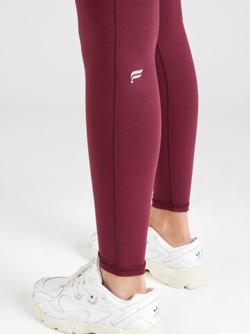 Fabletics - Skinny Pantalón deportivo 'Define' en rojo