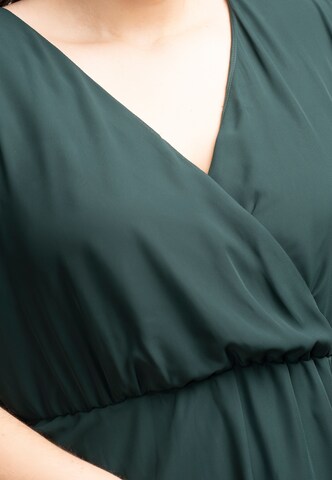 Robe de cocktail ' DENISA ' Karko en vert