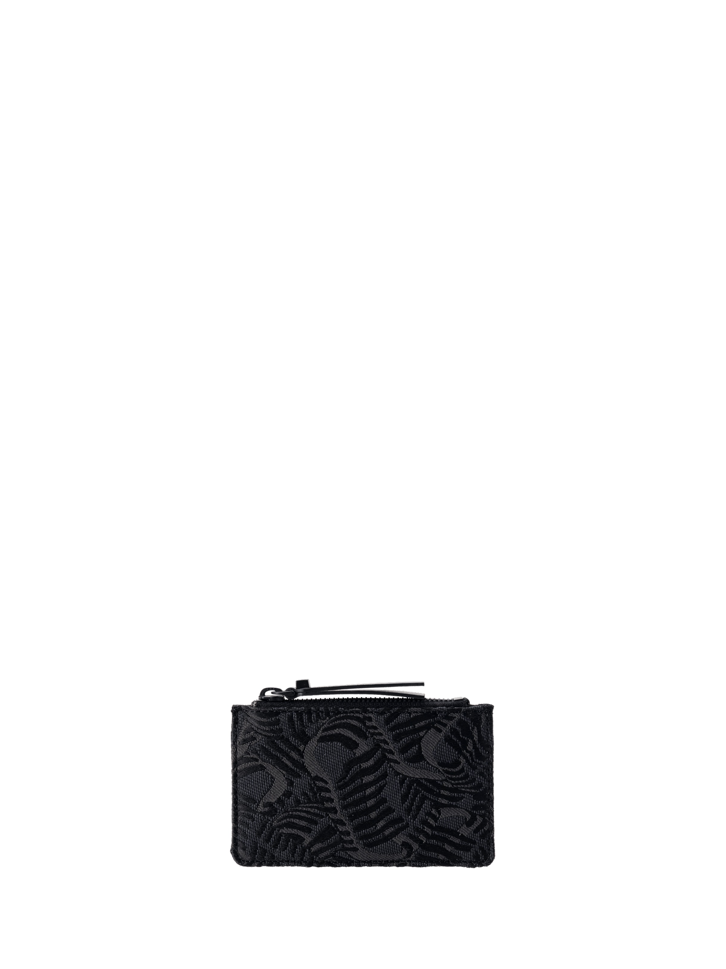 EMBLEMM Wallet 'Liquid Mic' in Black: front