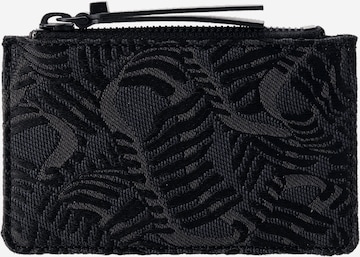 EMBLEMM Wallet 'Liquid Mic' in Black: front