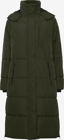 Oxmo Winter Coat 'Julie' in Green: front