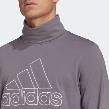 ADIDAS SPORTSWEAR Funkční tričko 'Future Icons Embroidered Badge Of Sport' – šedá