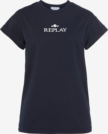 REPLAY Shirt in Blau: predná strana