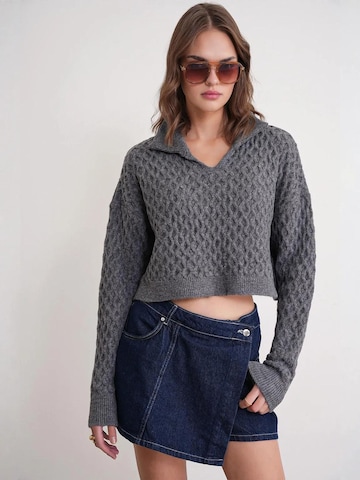 Pullover di MixRay in grigio
