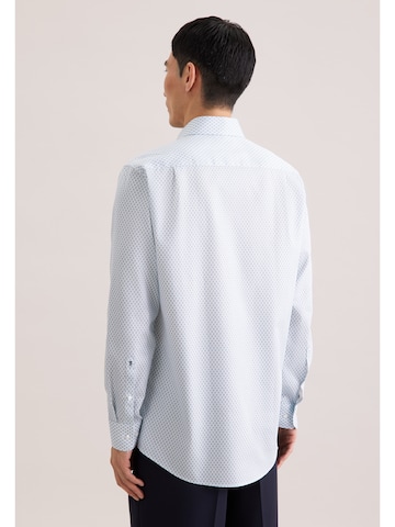 SEIDENSTICKER Regular Fit Business Hemd ' Schwarze Rose ' in Blau