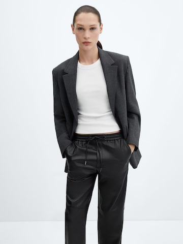 MANGO Regular Pants 'Apple' in Black