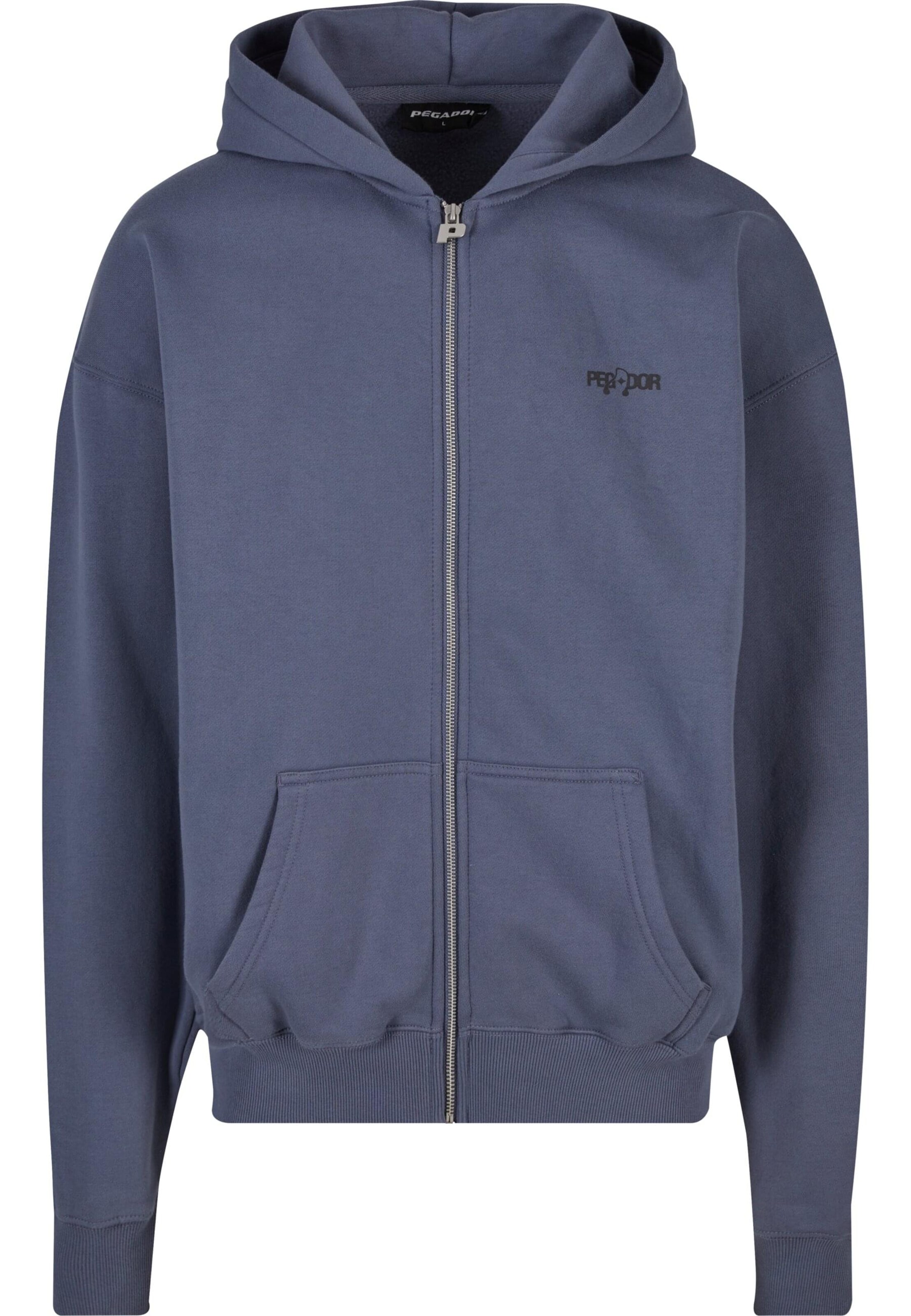 Pegador Sweatjacke in Blau: Vorderseite
