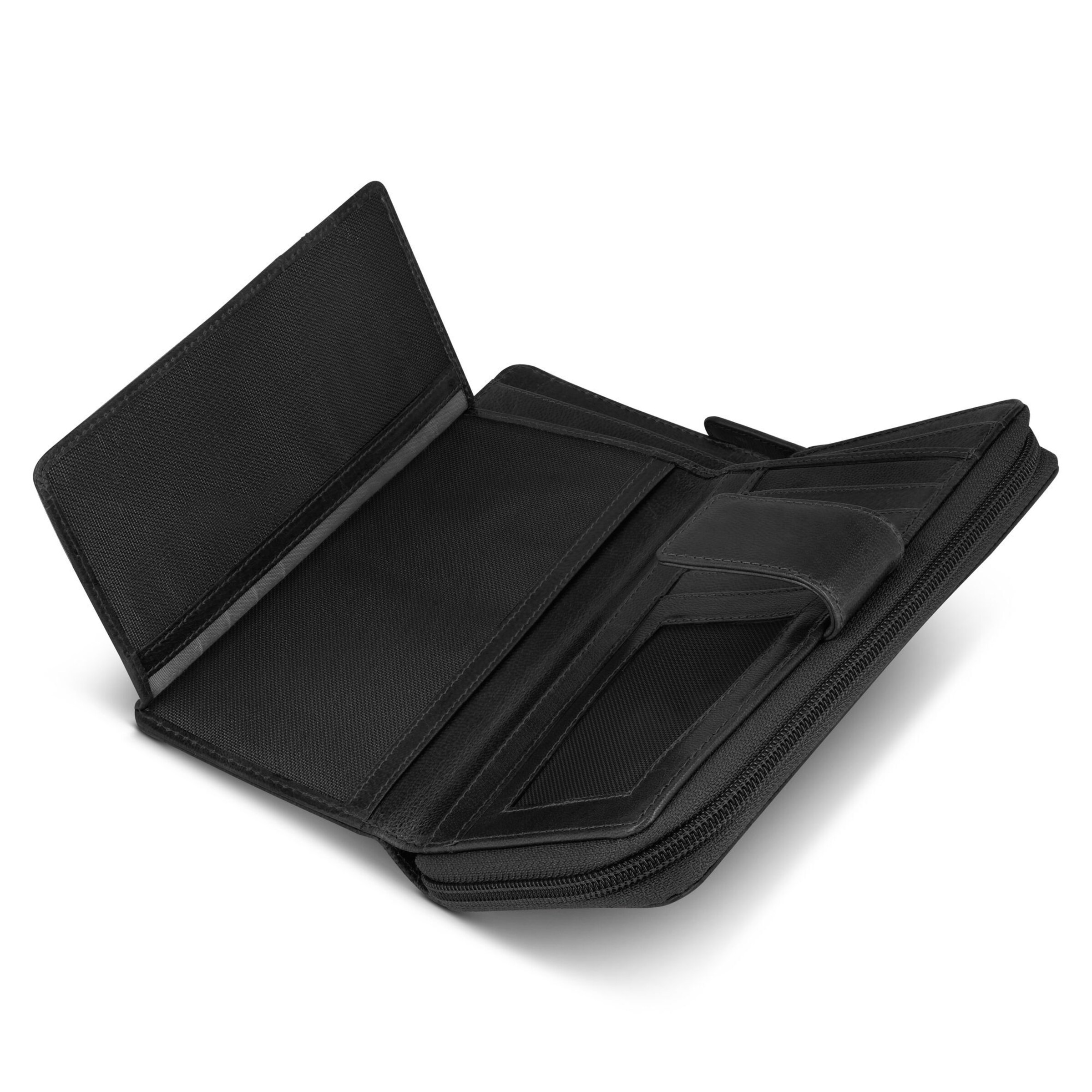 bugatti Portemonnee 'Valencia' in Zwart