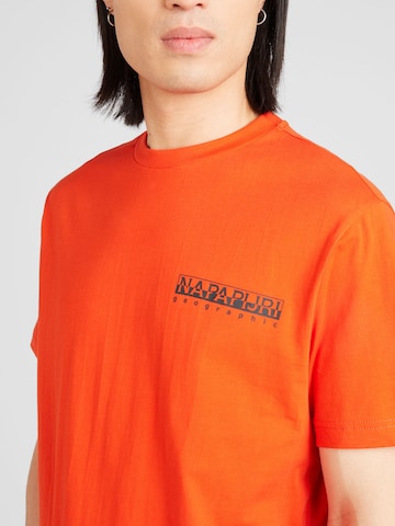 NAPAPIJRI - Camisa 'GOUIN' em laranja