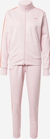 UNDER ARMOUR Trainingspak in Roze: voorkant