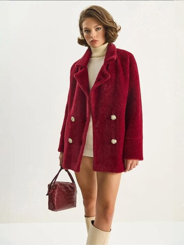 Bianco Lucci Tussenmantel in Rood