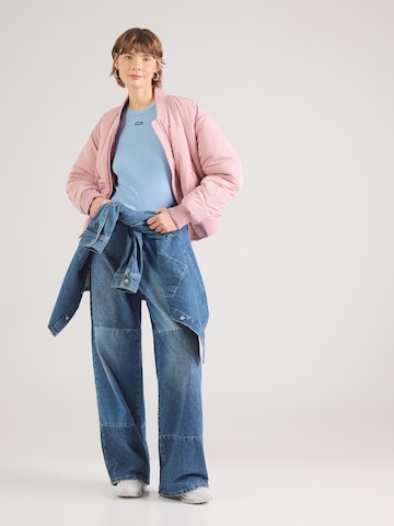 HUGO Топ 'Easy' в синьо