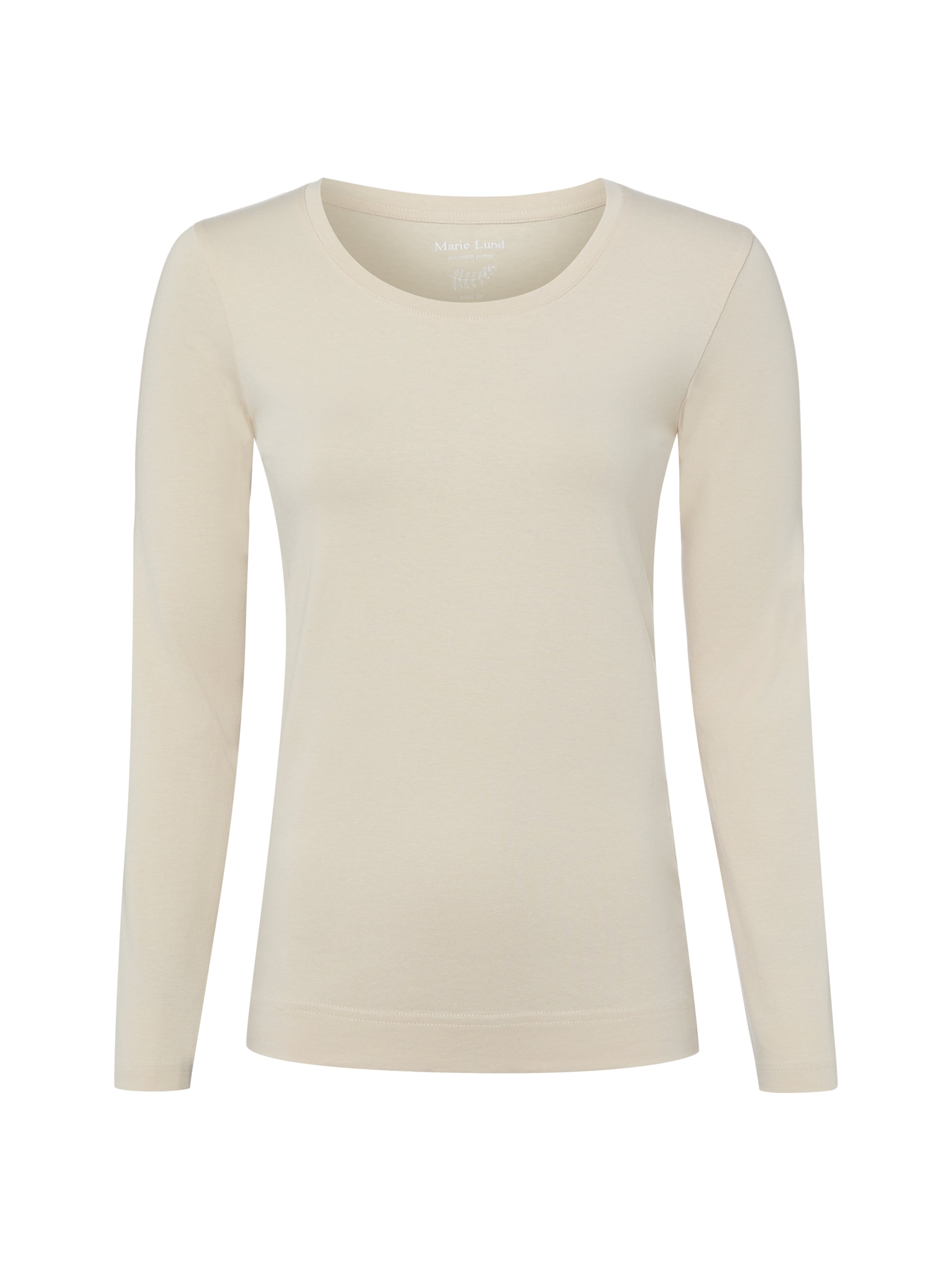 Marie Lund Shirt in Beige: front