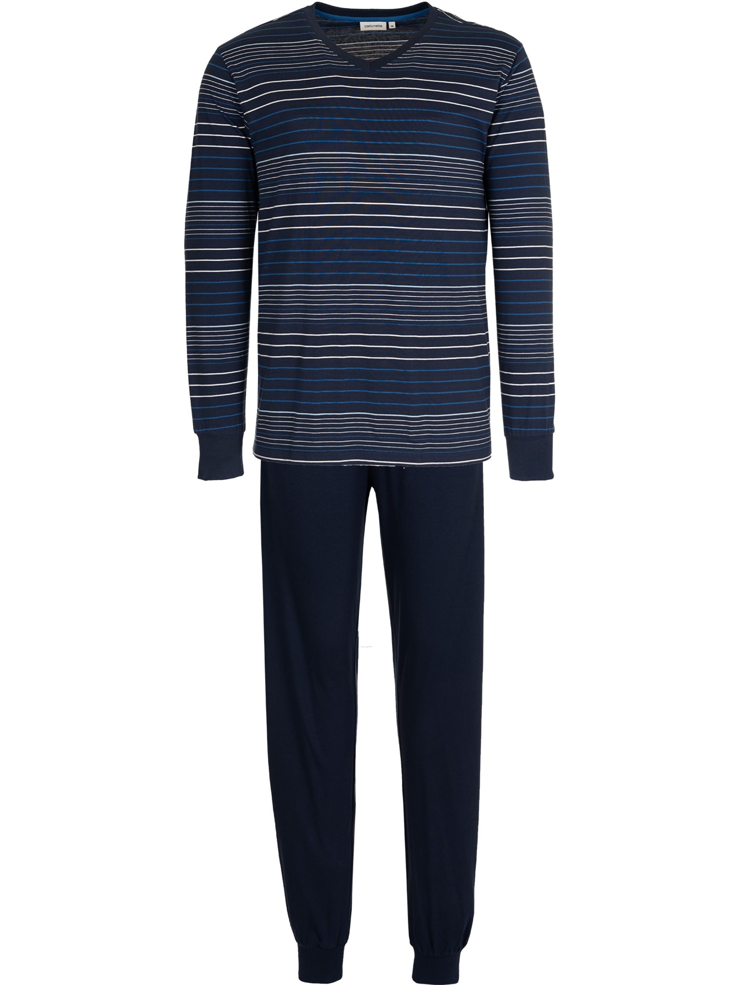 Pastunette Pajamas long in Blue: front